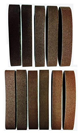 Parkside 11 Nastri Abrasivi Premio 50x686 mm grana 60 – 120 per Parkside Levigatrice a nastro/carta vetrata grana 60/80/120