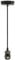 Lyyt | Single E27 Lamp Holders & Cord Set | Black Chrome