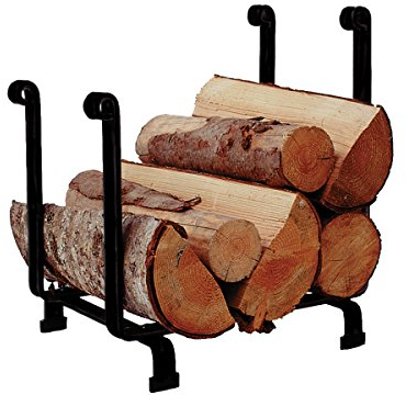 Enclume Kamin, Log Rack, schwarz