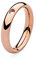 QUDO INTERCHANGEABLE rosegol Ring BASIC small für Aufsätze (52 (16))