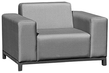 greemotion 128520 Gartensessel Dallas für Outdoor und Indoor aus Stoff, Alu, Grau/Anthrazit, 10.5 x 8.2 x 6.4 cm