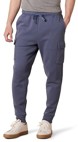 Amazon Essentials Pantaloni Cargo Sportivi per Jogging in Pile vestibilità Comoda Uomo