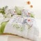 fleuresse Mako-Satin Bettwäsche Bed Art S Leopard weiße orchidee 1 Bettbezug 240 x 220 cm + 2 Kissenbezüge 80 x 80 cm