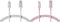 Amazon Basics Câble USB-C vers Lightning en nylon tressé, chargeur certifié MFi pour iPhone - doré rose, 1,82 m & Câble USB-C vers Lightning en nylon tressé - argenté, 1,82 m