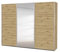 Rauch Möbel Caracas Schrank Schwebetürenschrank, Eiche Artisan, Holz, 3-trg., inkl. Zubehörpaket Premium 3 Kleiderstangen, 7 Einlegeböden, 1 Hakenleiste, 1 Türdämpfer-Set, BxHxT 271x210x62 cm