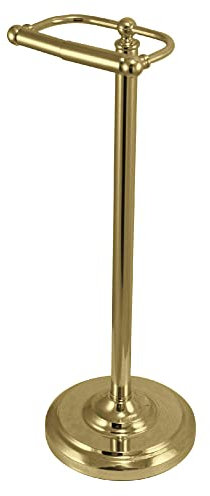 Kingston Brass CC2007 Porte-papier toilette sur pied vintage Laiton brossé