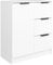 vidaXL Sideboard Kommode Anrichte Schrank Beistellschrank Mehrzweckschrank Standschrank Wohnzimmer Flur Weiß 60x30x70cm Holzwerkstoff