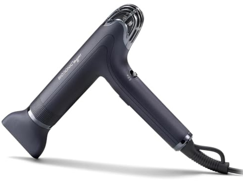 Bio Ionic SMART-X Hair Dryer with Diffuser, High-Efficiency Blow Dryer with 3 Heat & 3 Speed Settings, Gently Dries, Defines & Reduces Frizz, Self-Cleaning Function, Alpine White