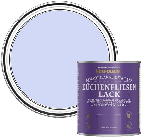 Rust-Oleum Purple Water-Resistant Kitchen Tile Paint in Satin Finish - Be My Mermaid 750ml