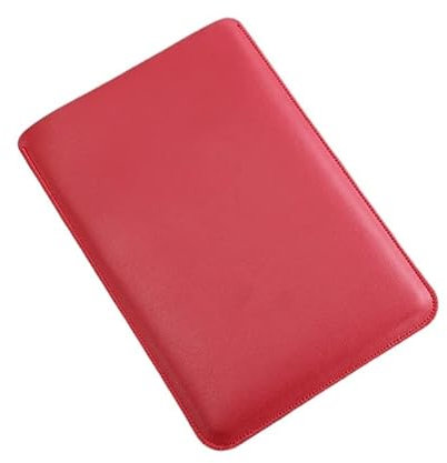 HOGJIM YSJX Coversets 5 Farben Hochwertige Mikrofaser-Ledertasche E-Book-Reader-Taschen-Abdeckungs-Beutel-Tasche Geeignet für Onyx Boox Nova Air 7,8 Zoll (Farbe : Smooth Red)