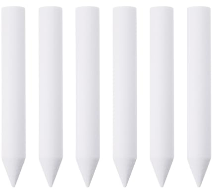 PATIKIL Art Blenders, 6 Pack Paper Art Blenders Blending Stump Sketching Art Drawing Pencils for Artist Art Supplies, White