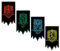 DACHENG Harry HP Potter Party Poster Gry-Ffindor Flagge 47 * 27.5 Inch