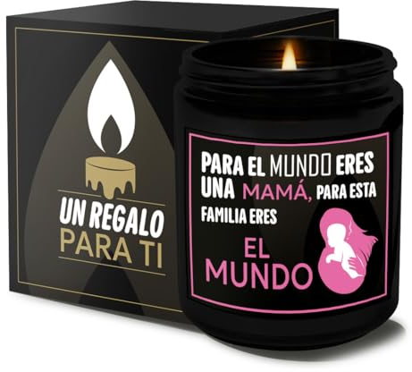 Regalo Madre – Vela Original con Mensaje Divertido, Idea para Cumpleaños Mamá, Detalles Únicos y Simpáticos, Regalo Día de la Madre