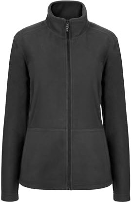 Mukua Perth Woman Giacca in Pile da Donna, Grigio Scuro, XXL