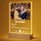 Giftove Personalisierte Geschenke für Beste Freundin - Spotify Glas Personalisierte Acrylglas Fotolampe - Jahrestag Geschenk für Sie und Ihn - Paar Geschenke - Foto Geschenk