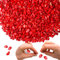 XIANNVXI 400pcs Rote Koralle Perlen zum Auffädeln Kristalle Perlen Natürlichen Kristall Steine Perlen für Armbänder Ketten Machen Crafting Unregelmäßige Edelsteine Gebohrt DIY Schmuck 5-8mm