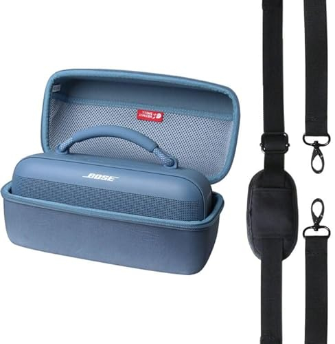 Hermitshell Hard Travel Case for Bose NEW SoundLink Max Portable Speaker, Large Waterproof Bluetooth Speaker (Blue)