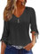 Angxiwan Blitzangebot Heut Damen T-Shirt Arbeit Hemd Geknöpfte T Shirts Farbverlaufs Flanellhemd Mesh Tuniken Lockere Langarmshirt Blitzangebot Heut