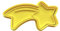 The Cookie Cutter Hub Emporte-pièce en forme d'étoile filante de Noël et gaufreur assorti pour biscuits, argile