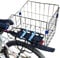 Foldable Rear Bike Basket, Space Saving Bike Basket, Bike Cargo Rack Basket, Rear Bike Basket for Rack, Large Bike Cargo Basket, Bike Frame Basket, Bike Basket with Cargo Net