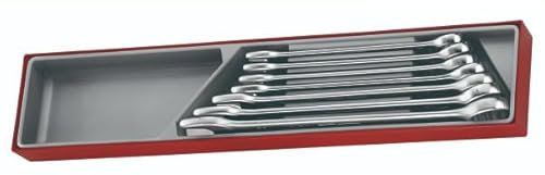 Chrome Vanadium Combination Spanner Set Metric 7 Piece 20-32MM Pack Qty 1