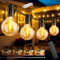 Catena Luci da Esterno Giardino 11M/36Ft G40 LED Lampadine Dimmerabile 3 Modalità Luce Catena Luminosa IP44 Luci Esterno e Interno per Giardino, Terrazzo, Matrimonio, Outdoor Decorative Feste