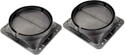 DIYEAH 2 Pezzi Valvola Di Non Ritorno Per Cappa Aspirante Da Cucina Resistente Accessorio Per Cappa Aspirante Da Cucina Base Robusta Base Ventilatore