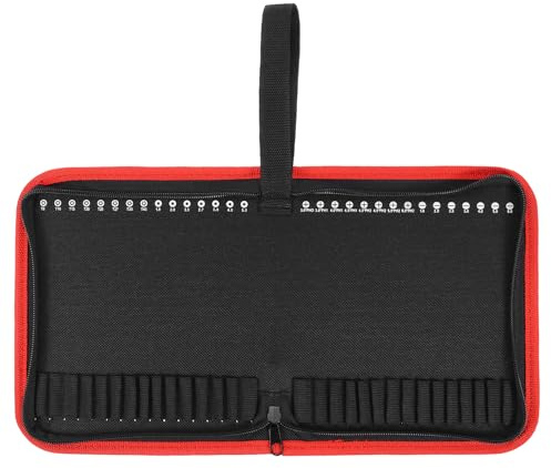 QUARKZMAN Estuche De Herramientas Portátil 8 x 6.88 x 1.18 Bolsa Negro