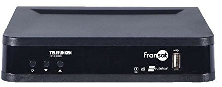 Telefunken FRANSAT TSFHD 3000 B Récepteur TNT HD Noir