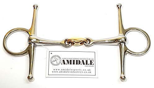 Amidale full cheek bit with Copper Lozenge Sweet Iron (5.75)