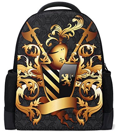LIANCHENYI Ornamental Shield Custom Casual Rucksack Schultasche Reiserucksack