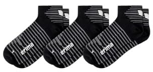 Erima 3-Pack Kurzsocken Schwarz, 39-42 Herren