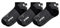 Erima Unisex 3er Pack Kurzsocken (2181903), schwarz, 39-42