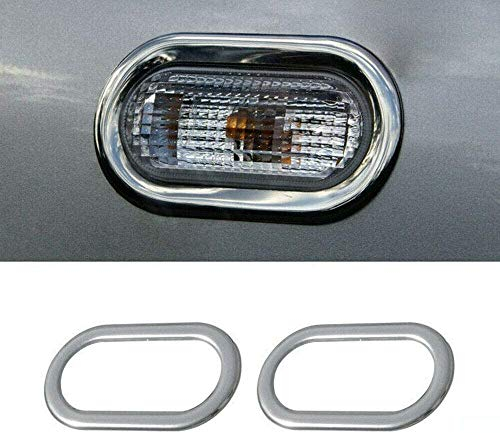 Chrom-Seitenblinkerleisten für Duster Lodgy Dokker Logan Clio Megane Laguna Kangoo Twingo Scenic, 2er-Set für den Außenbereich