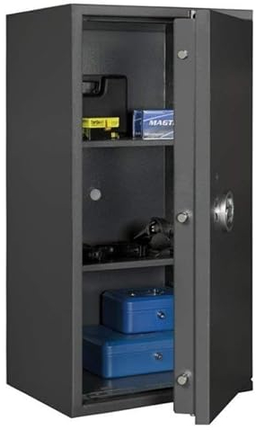 Format Kurzwaffentresor KWT 5000, Doppelbartschloss mit 2 Schlüsseln, Grad 0 nach EN 1143-1, H95xB50xT42 cm, 125 kg