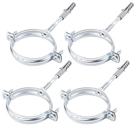 Specialist Rohrhalterung (4 Stück) für Ø 75-80mm Rohre, Chrom, Kupferserie