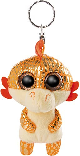 NICI Glubschis: Das Original – Glubschis Schlüsselanhänger Drache Yo-Yo 9 cm – Drache Kuscheltieranhänger mit Schlüsselring für Schlüsselband, Schlüsselbund & Schlüsselhalter, orange