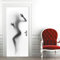 Autocollant Porte 77cm x 200cm Femme de salle de bain Poster de Porte Papier Peint Porte Sticker De Porte Trompe l'oeil Effet 3D Intérieure Muraux PVC Stickers Salle De Bain Cuisine Décoration