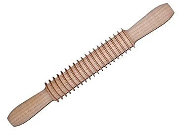 Mattarello Tagliapasta In Legno Per Pici E Tagliatelle Larghe Mattarello Rigato