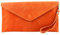 modamoda de - Ital frizione piccola pelle metallizzata M106-151, arancione, Small
