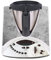 Deko Schutz Aufkleber kompatibel mit Küchenmaschine Thermomix TM31 Design Sticker Klebefolie Zubehör Küchengerät wasserfest selbstklebend R182 (15 Granit)