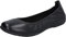 Josef Seibel Damen Klassische Ballerinas Fenja 01,Weite G (Normal),Freizeitschuhe,Ballerinen,Pumps,Halbschuhe,flach,Black-Black / 133-105,43 EU