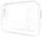 Trousse de Toilette Avion Cabine Trousse de Toilette Transparent Voyage Trousse pour Femme Homme - 19cmX15cm (Blanc)