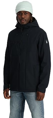 Spyder Herren Nolan Softshell Skijacke, Schwarz, L