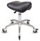 Staboos Rollhocker bis 160 kg - Premium Sattel Sitz mit Bremse - Praxishocker (Premium Rollen) Drehhocker höhenverstellbar (50 cm bis 65 cm) Sattelhocker