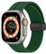 Cinturino per Apple Watch 44 mm 40mm 45mm 41 mm 42 mm 38mm iWatch serie 9 8 7 6 5 4 3 se 44mm 45 mm Uomo/Donna,Sport Silicone Magnetico Cinturini Apple watch Ultra/2 49mm Band,Trifoglio verde