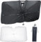 Pare-Soleil Voiture Pare-Brise Avant, Pliable Parapluie Anti-UV Et Anti-Chaleur, Protection Solaire Universelle pour SUV, Camionnettes, Mpv Et Voitures, Facile À Utiliser Et À Ranger