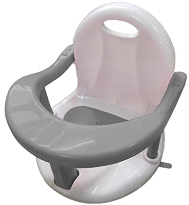 Baby-Badewannensitz -Badesitz Baby-Badestuhl Baby-Badewannensitz Baby-Badestuhl zum Aufsitzen Rückenlehne unterstützen Babywanne für Babys ab 6 Monaten