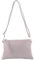 modamoda de - T186 - ital. pochette a tracolla in pelle media, Lilla Chiaro, s