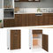 Camerina Unterschrank mit Schublade Braun Eichen-Optik 40x46x81,5 cm KüChenunterschrank SpüLenunterschrank KüChenblock Vorratsschrank KüChe